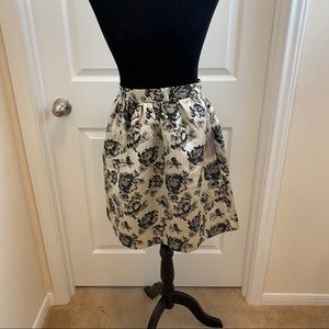 Metallic A Line Skirt M